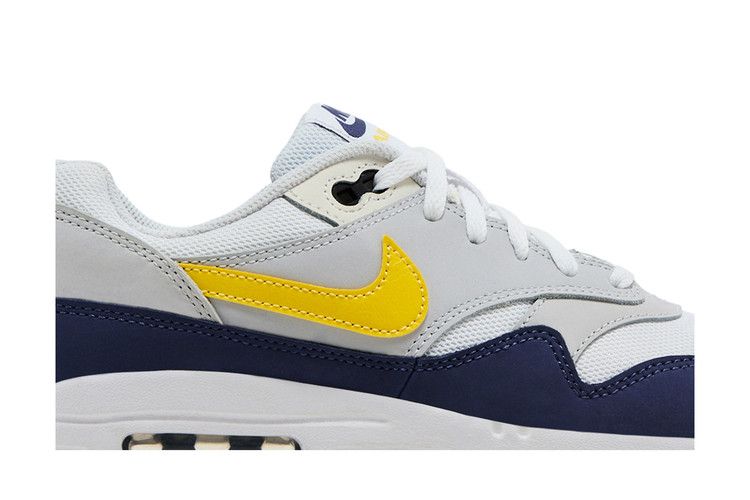 Nike Air Max 1 White Blue Recall Pure Platinum Tour Yellow (GS)