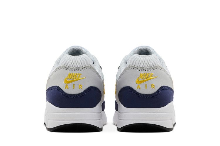 Nike Air Max 1 White Blue Recall Pure Platinum Tour Yellow (GS)