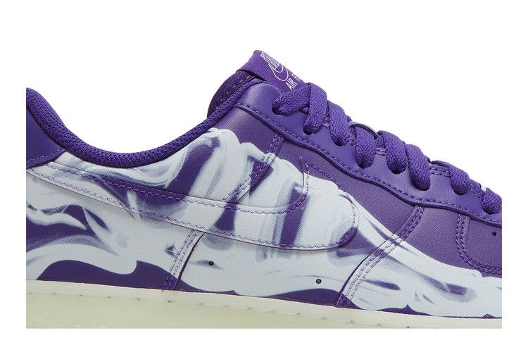Nike Air Force 1 Low '07 QS Purple Skeleton Halloween (2021)