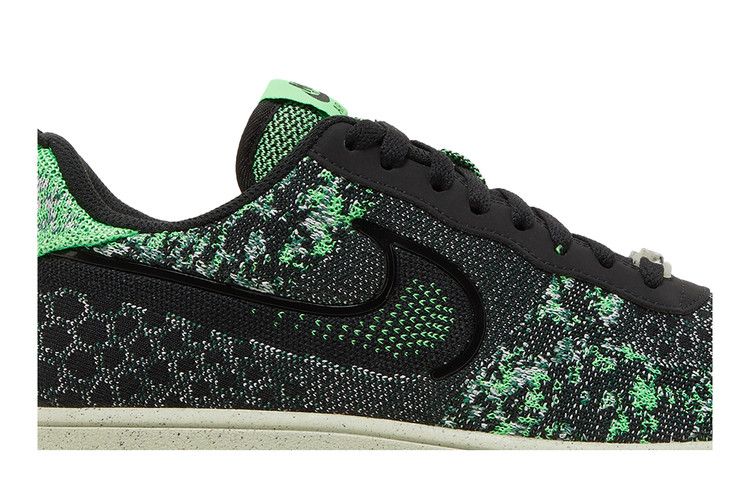 Nike Air Force 1 Low Crater Flyknit Black Volt