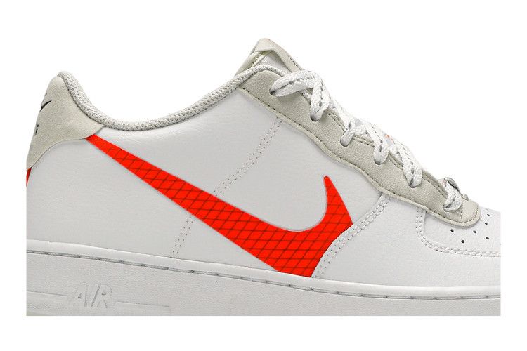 Nike Air Force 1 White Total Orange (GS)