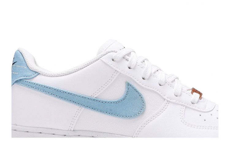 Nike Air Force 1 Low LV8 Indigo Canvas Cork White (GS)
