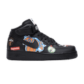 Nike Air Force 1 Mid Supreme NBA Black