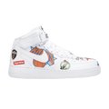 Nike Air Force 1 Mid Supreme NBA White