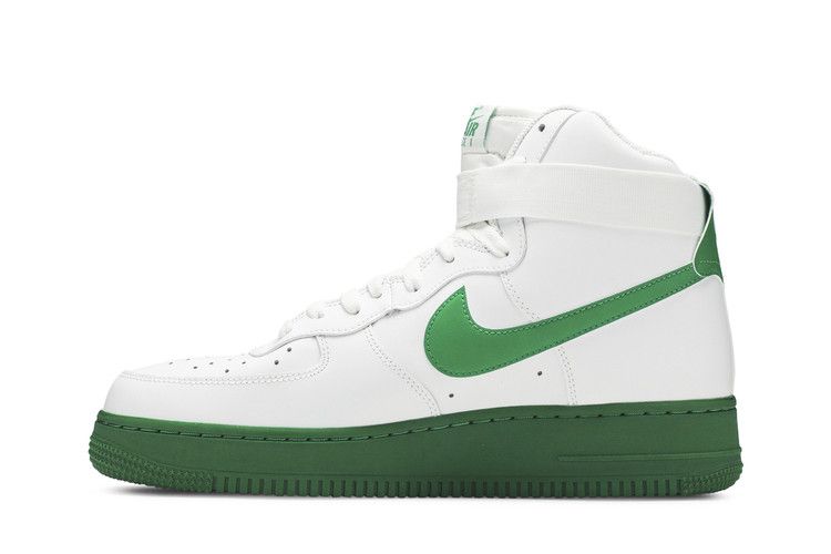 Nike Air Force 1 High White Green Midsole