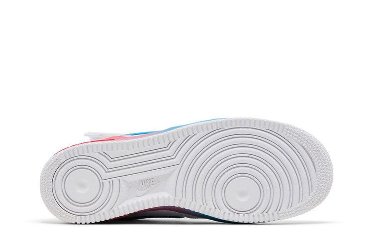 Nike Air Force 1 High Gradient White Blue Fury Ember Glow