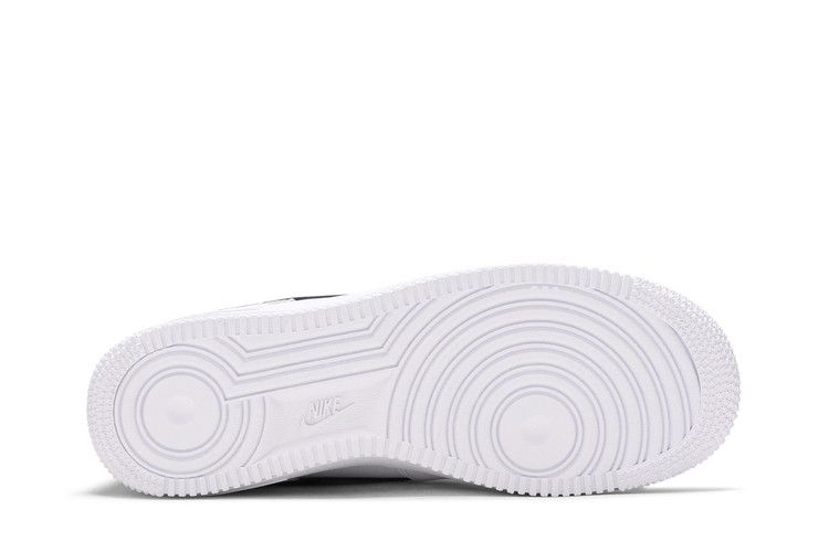 Nike Air Force 1 Low '07 Essential White Black Gold Mini Swoosh (Women's)