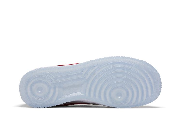 Nike Air Force 1 Low '07 Satin White Varsity Red (Women's)