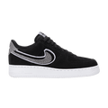 Nike Air Force 1 Low 3D Chenille Swoosh Black Cool Grey