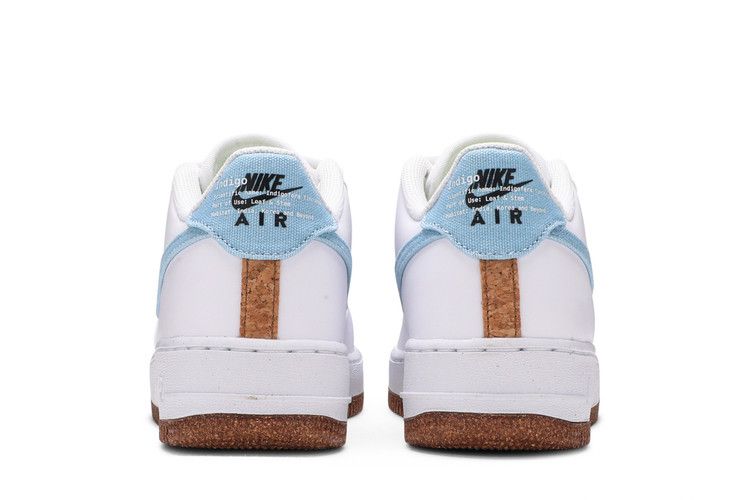 Nike Air Force 1 Low LV8 Indigo Canvas Cork White (GS)