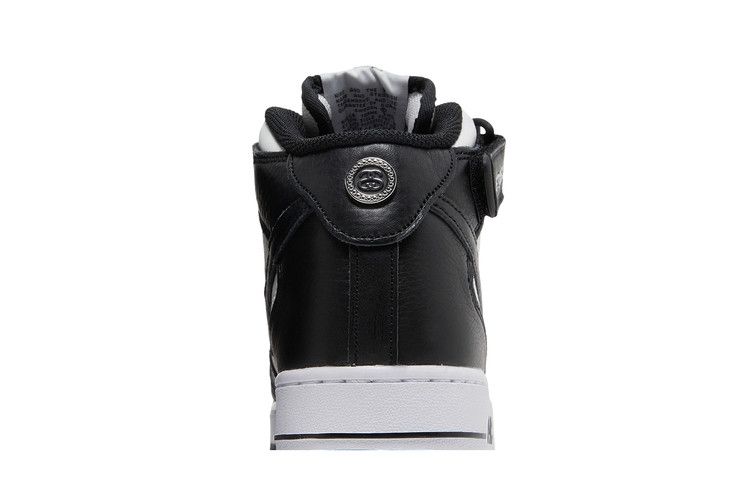 Nike Air Force 1 Mid Stussy Light Bone Black