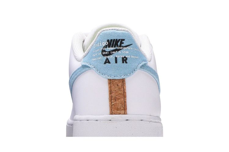 Nike Air Force 1 Low LV8 Indigo Canvas Cork White (GS)