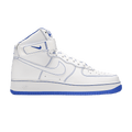 Nike Air Force 1 High White Royal Blue Contrast Stitch