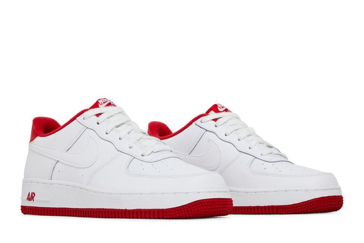 Nike Air Force 1 White University Red (GS)