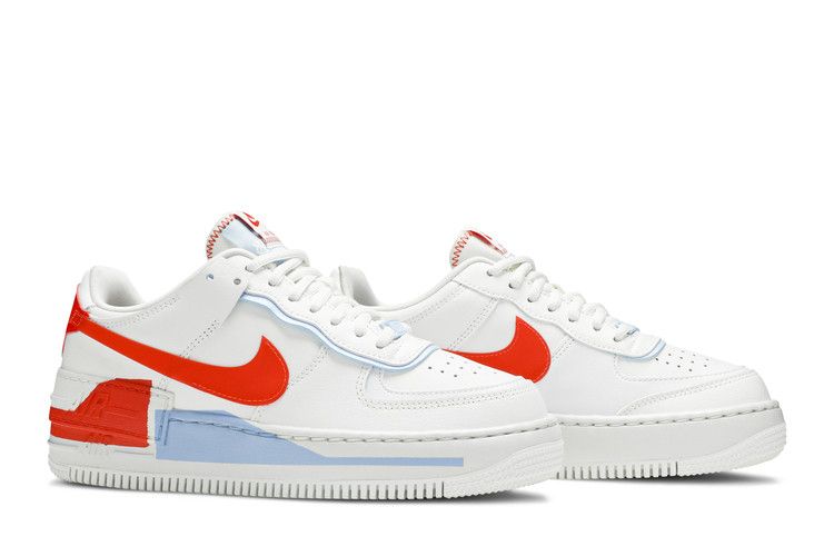 Nike Air Force 1 Low Shadow Summit White Team Orange (Women's)