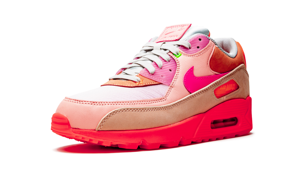 AIR MAX 90 PRM WMNS "Platinum Crimson/Bright Purple"