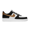 Nike Air Force 1 Low Black White Metallic Gold