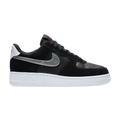 Nike Air Force 1 Low Black Pink Blast Metallic Silver (Women's)