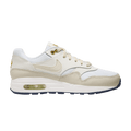 Nike Air Max 1 White Bronzine Barely Volt Light Orewood Brown (GS)