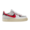 Nike Air Force 1 Low Shadow White Silver Gym Red (Women's)