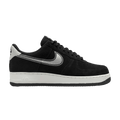 Nike Air Force 1 Low '07 LV8 Black Sail Embroidered Swoosh