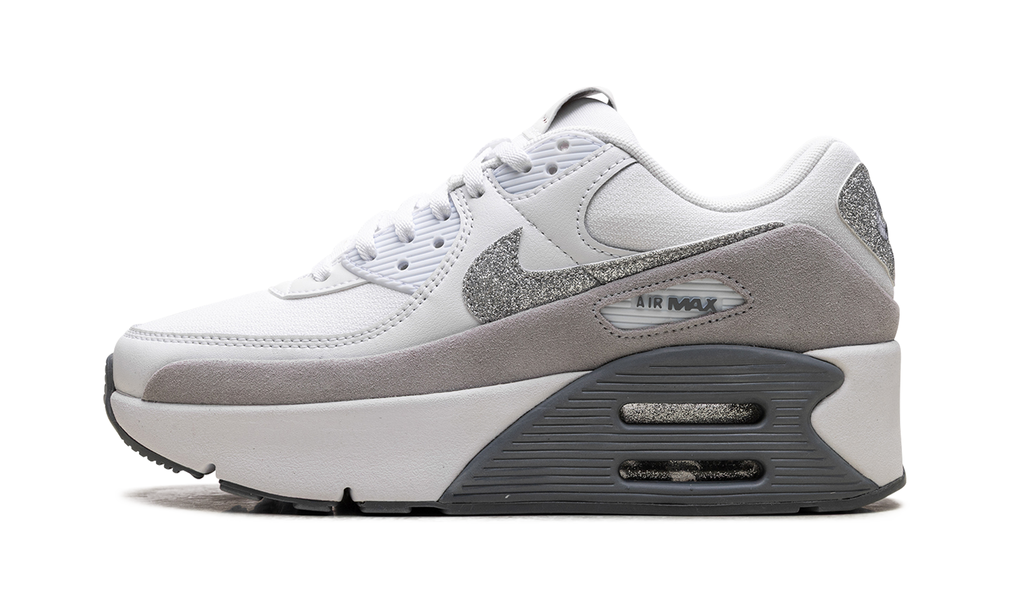 Air Max 90 LV8 WMNS "Glitter Swoosh"