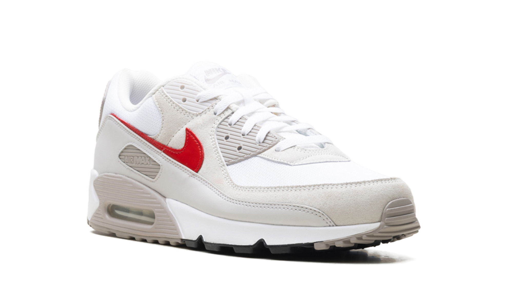 Air Max 90 "White College Grey Vast Grey University Red"