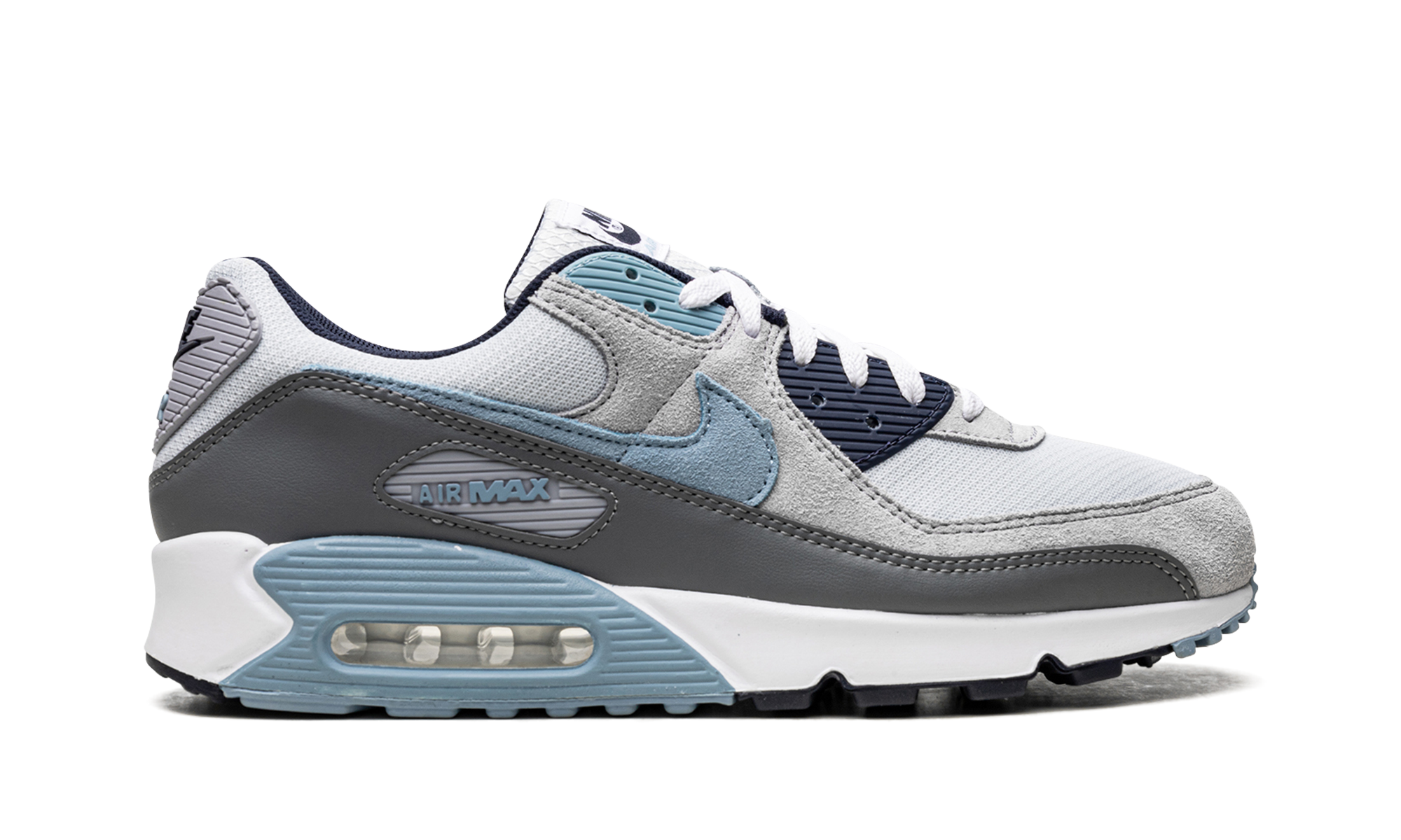 Air Max 90 "Pure Platinum Warm Blue"