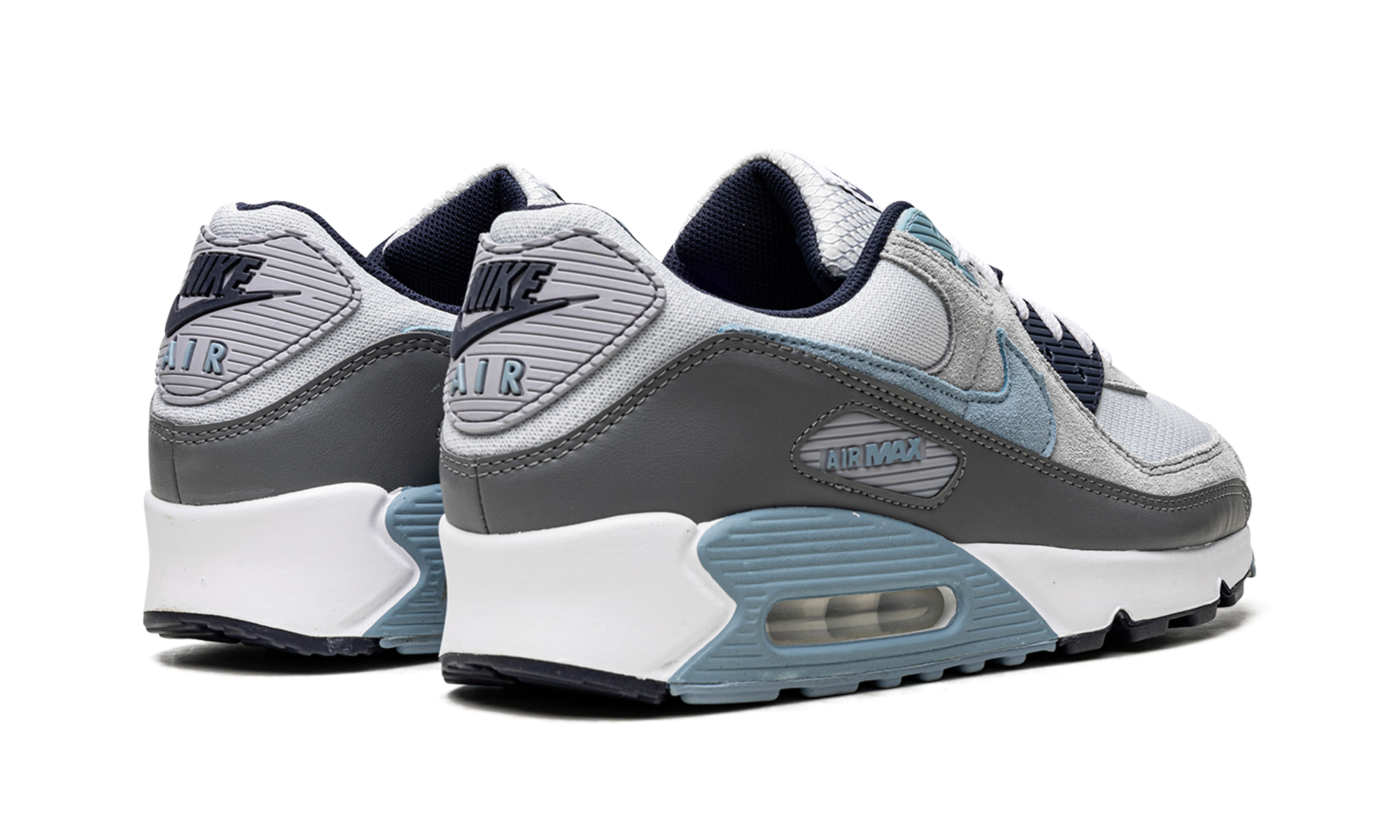Air Max 90 "Pure Platinum Warm Blue"