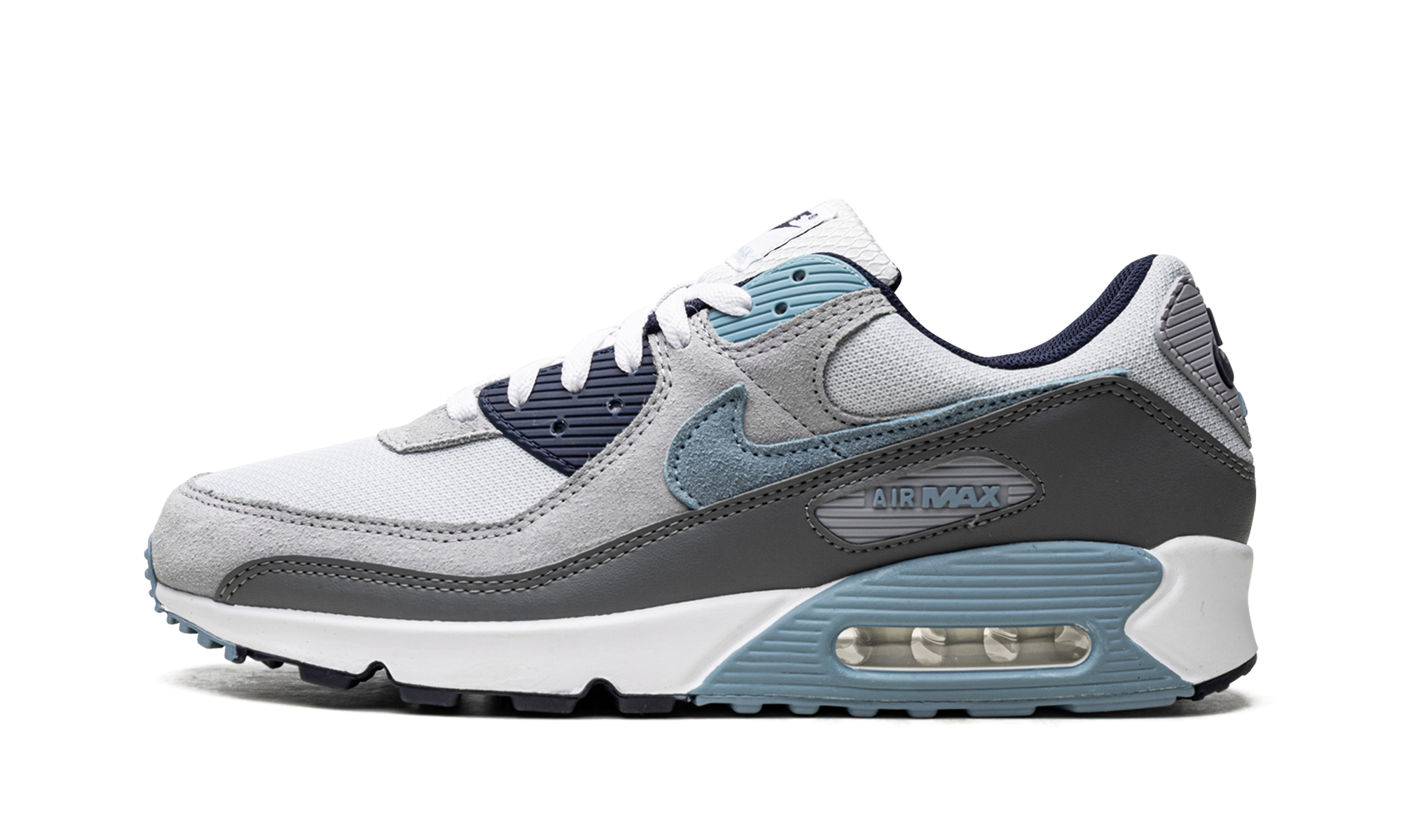Air Max 90 "Pure Platinum Warm Blue"