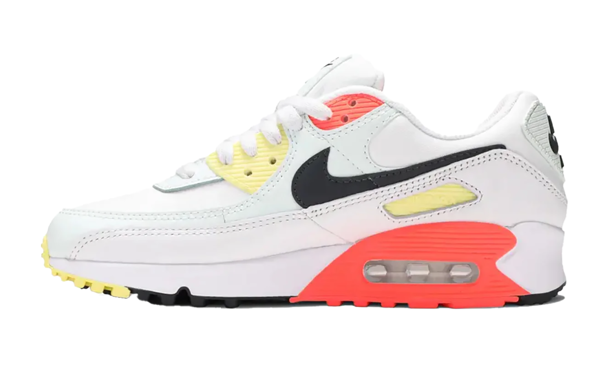Air Max 90 WMNS "White Barely Green Bright Mango"